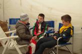 Luca Danny and me on pre-race briefing